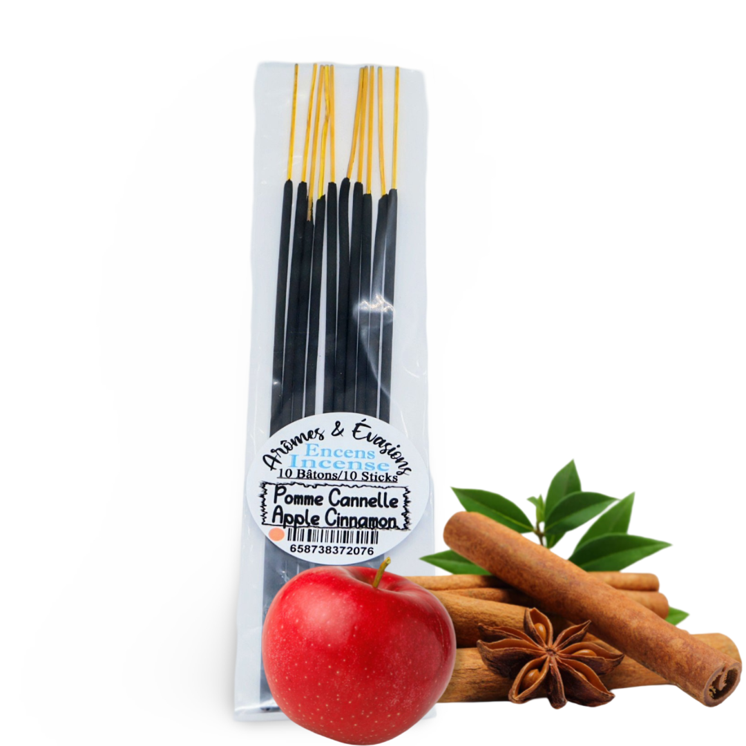 Incense Sticks - Apple Cinnamon - Pack of 10