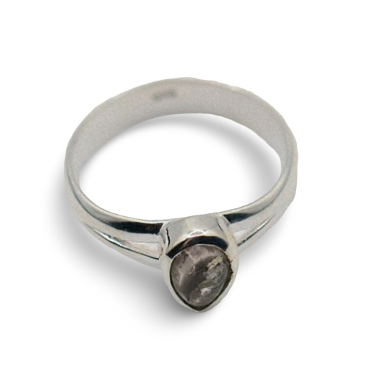 Ring - 925 Sterling Silver - Morganite