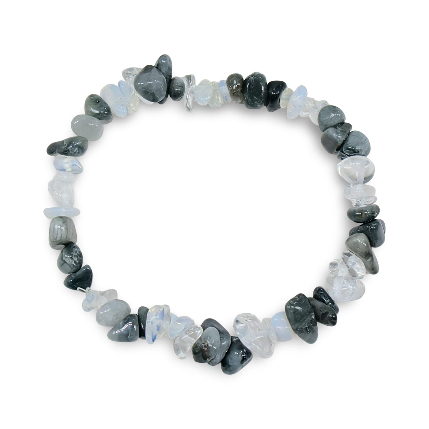Bracelet - Blue Tiger Eye & Opalite - Chips