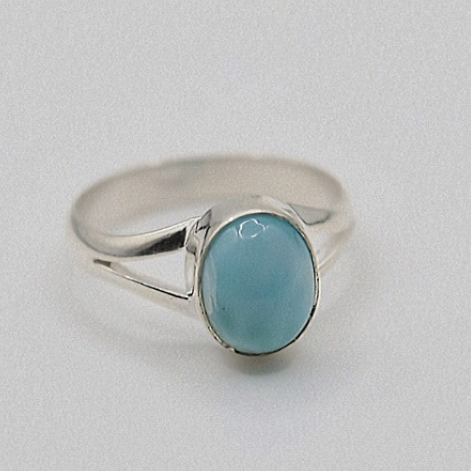 Ring - 925 Sterling Silver - Larimar