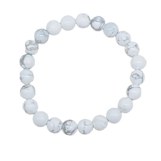 Bracelet - Howlite - 8mm