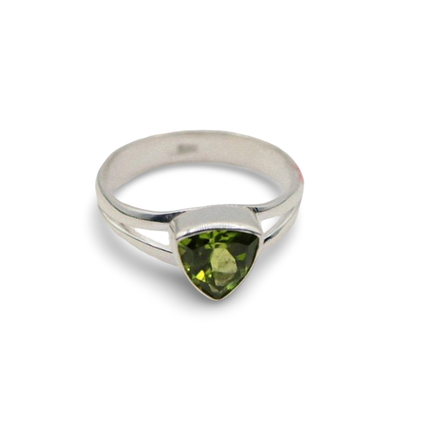 Ring - 925 Sterling Silver - Peridot