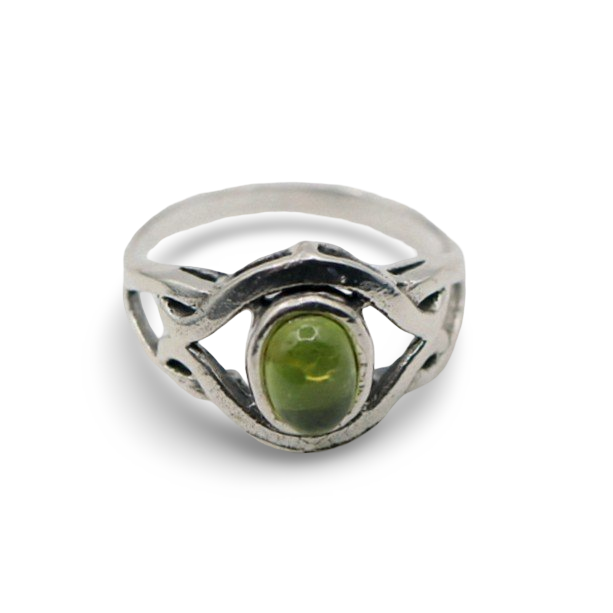 Ring - 925 Sterling Silver - Peridot