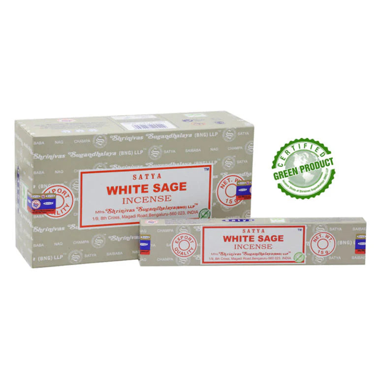 Satya White Sage Incense 15 Gms