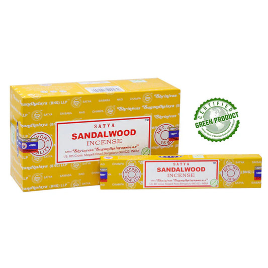 Satya Sandalwood Incense 15 Gms