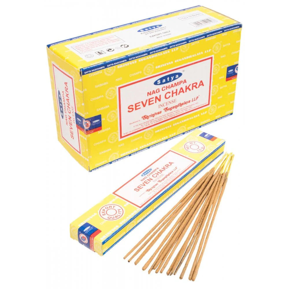 Satya Seven Chakra Incense 15 Gms